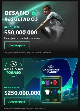 Juegos gratis de bet365: Desafío 6 Resultados y Desafío del Torneo